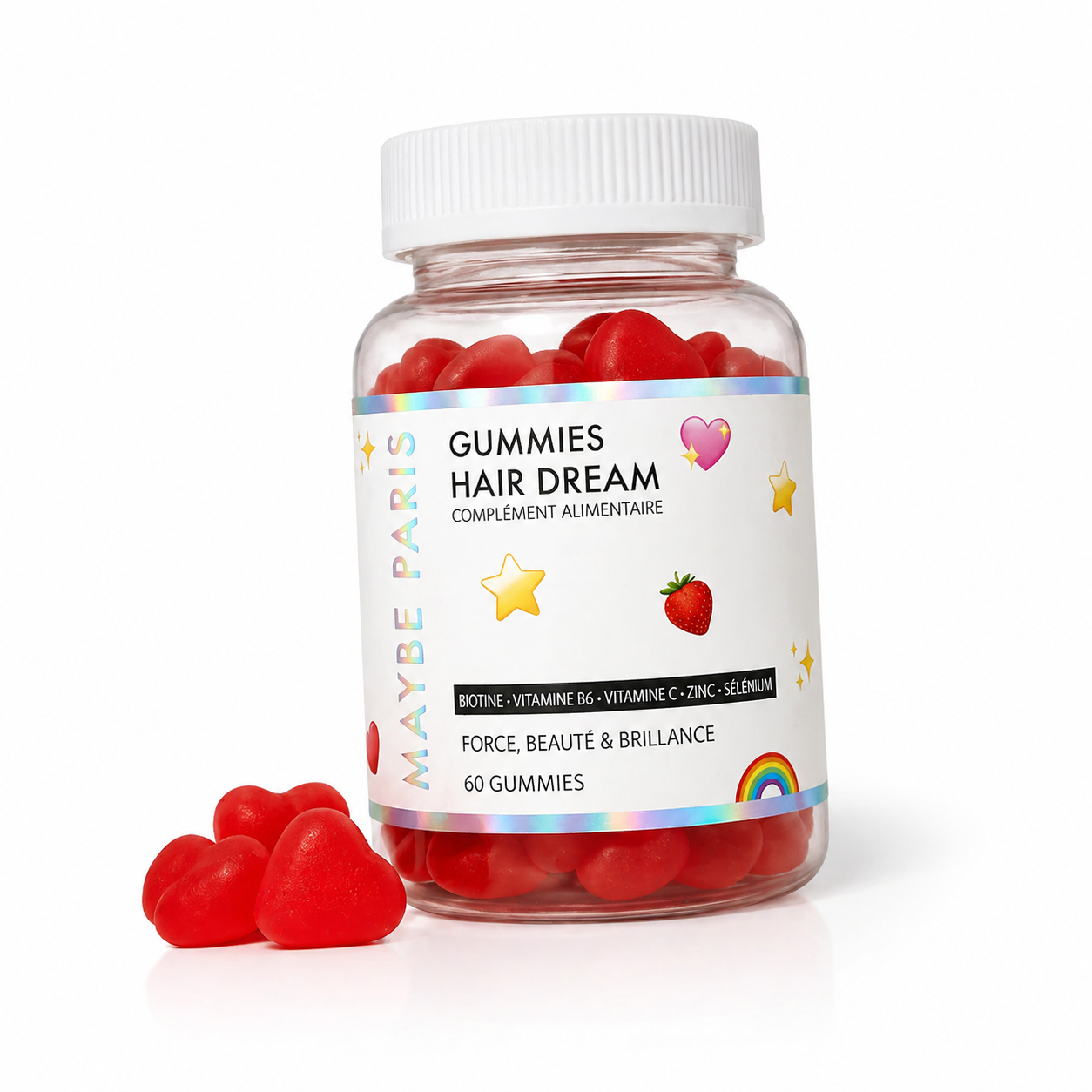 Gummies pousse - Cure d'un mois - Double la pousse