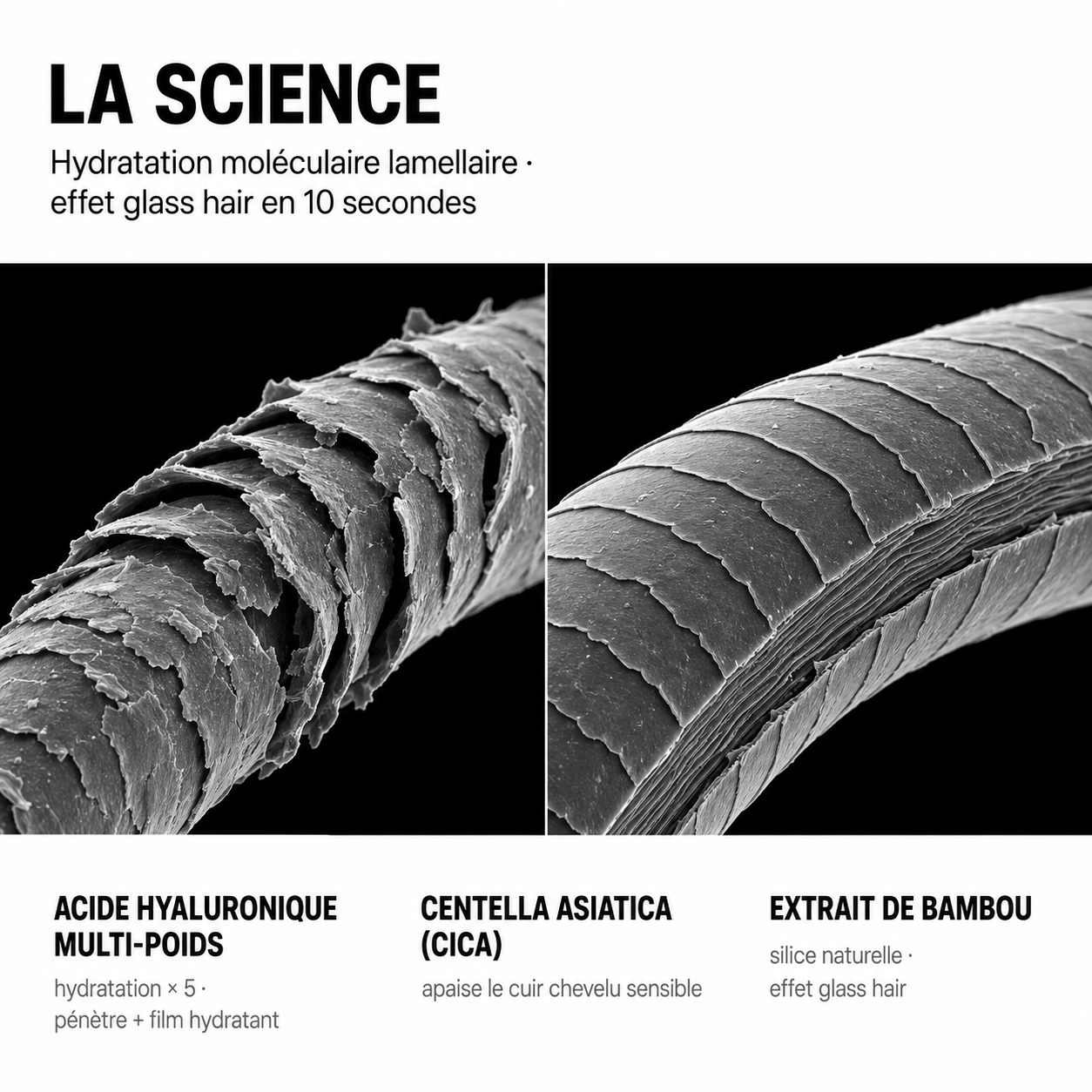 Soin Hydratation & Brillance lamellaire · 10 secondes