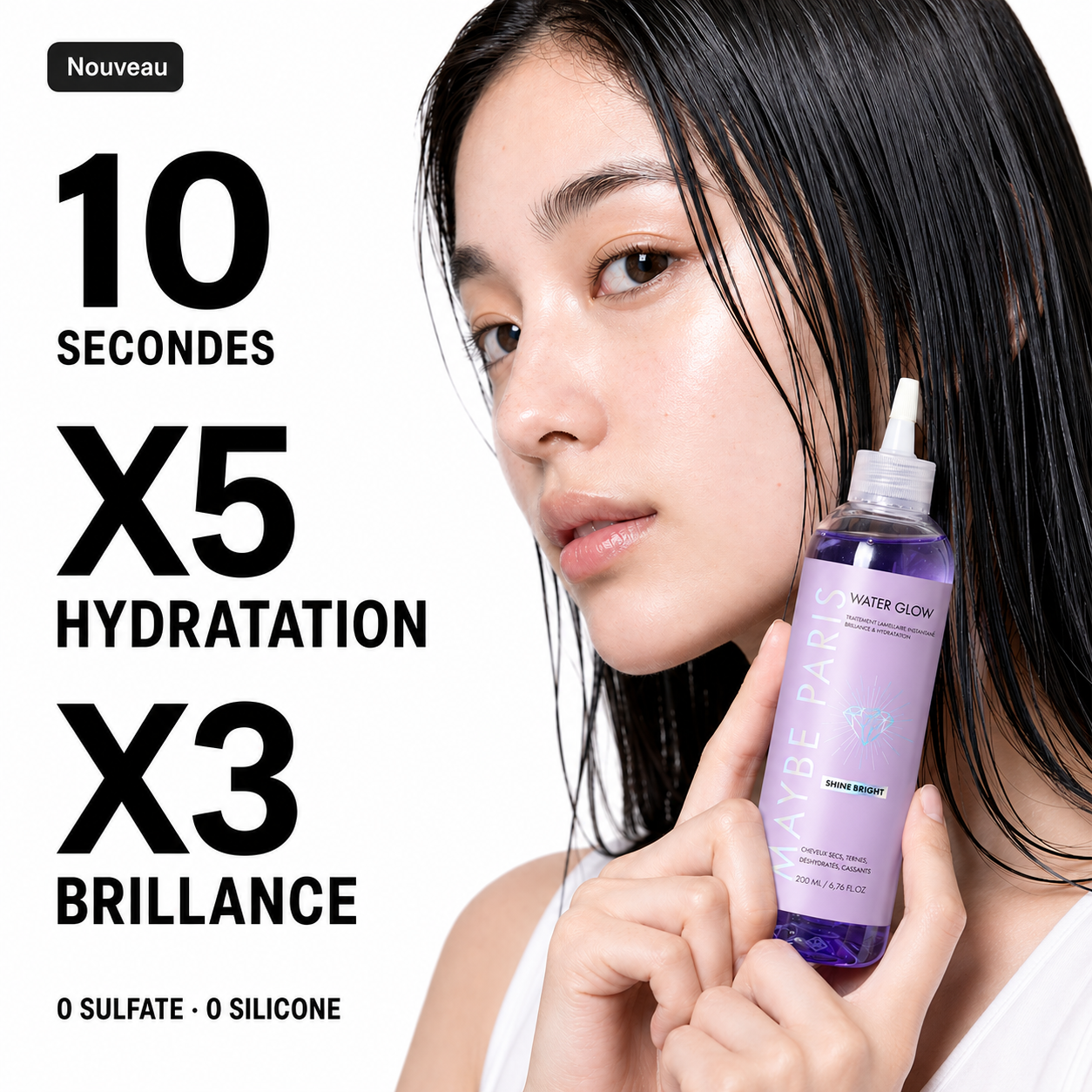 Soin Hydratation & Brillance lamellaire · 10 secondes